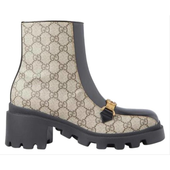 GUCCI GG interlocking logo supreme logo boots - Picture 1 of 6
